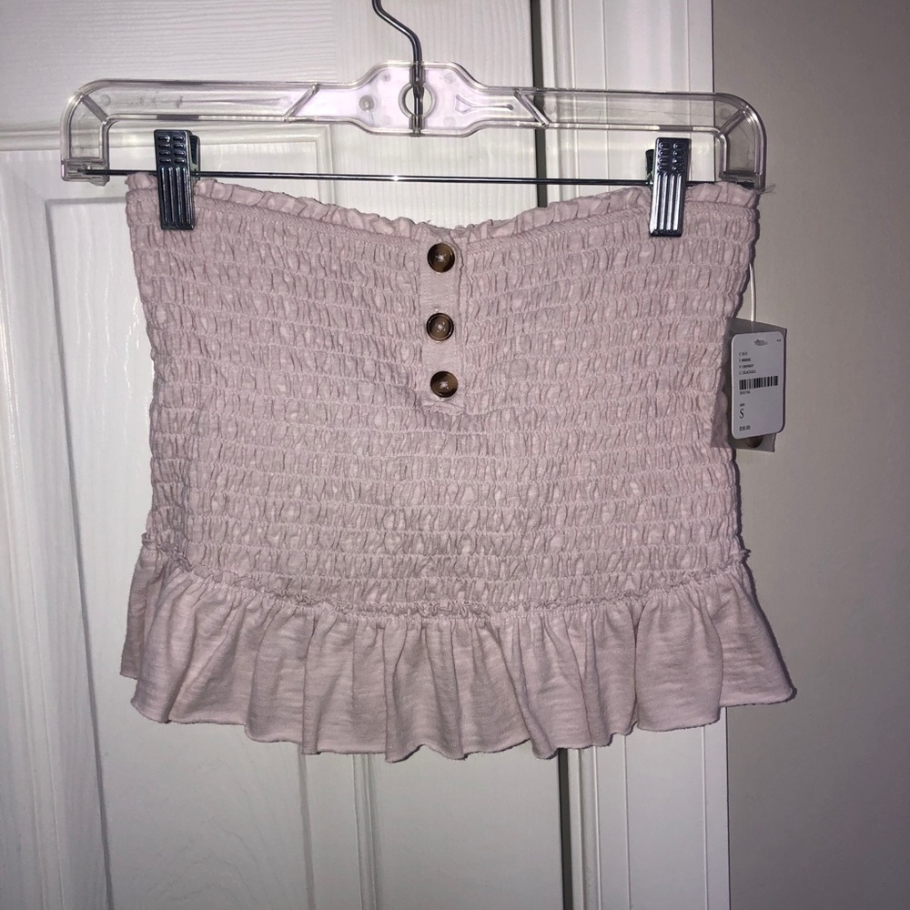 Free People Crop Top (light pink / Small)